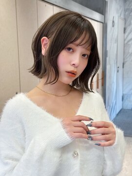 ロンド メリー 大宮(Lond merry) レイヤーショートボブ/韓国風/20代30代40代50代/顔周りカット