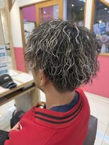 アース 都城川東店(HAIR & MAKE EARTH)&nbsp;ツイストスパイラルパーマ×メッシュ