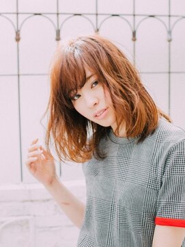 コレクション 船堀店(collection) ゆるふわミディアムボブ