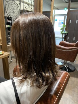 レリーヘアーデザイン(lelie hair design) 【lelie 嵩下】伸ばしかけでもOK 外ハネスタイル