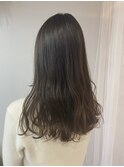ブリーチなしの透明感カーキカラー☆[津市/津駅/久居/久居駅]