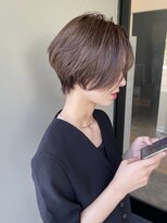 ミラ(mira)&nbsp;【mira】大人可愛いショート × 透明感カラー