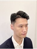 【ビジネスマンに必見】直毛改善アイロンパーマ サイドパート