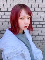 リア(Lia by KENJE)&nbsp;Lia＆汐見悠佑　高発色♪美髪こなれミディ♪