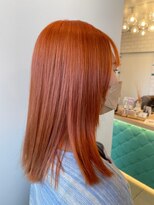 ゲーム 吉祥寺店(GAME)&nbsp;ダブルカラーオレンジベージュカラーケアブリーチ韓国ハイトーン