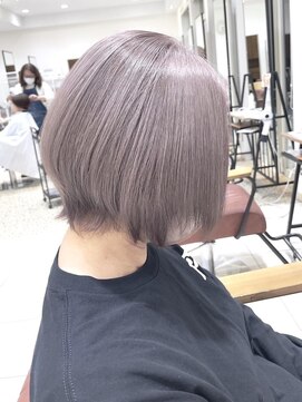 クアトログランシュ ひたちなか店(QUATRO×GranCieux) ラベンダーミルクティー　【ひたちなか/ブリーチ】