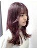 韓国hair orレイヤーカット　艶系カラー　髪質改善トリートメント¥11500
