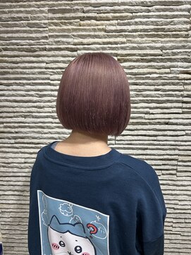 ビス リアン 川口店(Vis lien) ピンクベージュ/ブリーチ/ボブ/川口