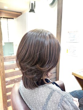 ヘアー グリーン(hair green) 30代40代50代/ウルフレイヤー/キレイめウルフ/大人可愛い