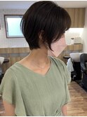 前髪ありショートくびれ丸み小顔20代30代40代