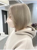 ダブルカラーハイトーンカラーブリーチカラーホワイトベージュ