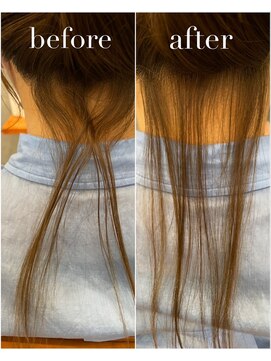 シャワー(shower.) 縮毛矯正をしないでくせ毛のまとまり向上【生えグセ根本矯正】