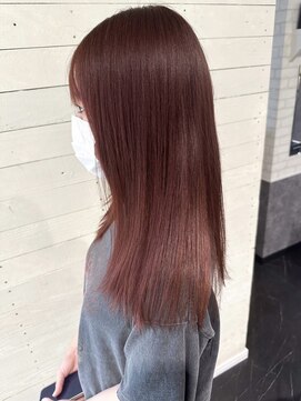 ルノン シェリー(LUNON cheliy) 柔らかピンクベージュ/髪質改善/ブリーチ無し/熊本美容室