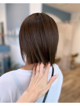 エース 荒江店(ase.) くすみベージュ/大人ボブ
