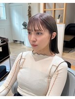 プラネシブヤ(Prune Shibuya) オトナ女性にオススメの切りっぱなしボブ