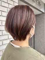 オーガニックエコ 川越(organic+eco)&nbsp;20代30代40代大人ショートマロンブラウン