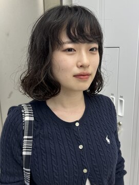 ビューナゴヤ 名駅(VIEW NAGOYA) 前髪カタログ/イメチェンスタイル／ウェーブパーマ/こなれミディ