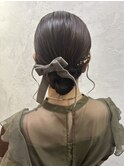 シニョンスタイル ＊ LUNA ＊ 結婚式ヘアセット 渋谷駅近schritt
