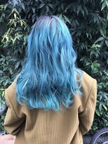テーラヘアー 稲毛店(TELA HAIR)&nbsp;ブルー☆ロング