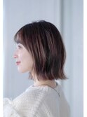 好感度アップ！切りっぱなしボブ