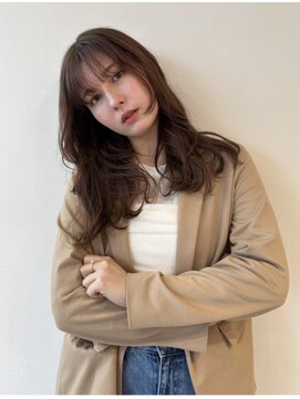 ユーフォリア 青山(Euphoria) 大人美人艶カラーベージュ小顔カット透明感レイヤーロング