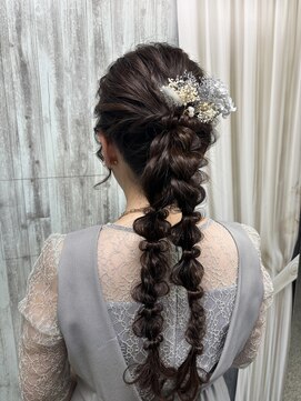 フレーム へアアンドトリートメント 天王寺北口店(FRAME) 編み下ろしヘア