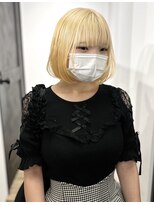 クイン(qin)&nbsp;2ブリーチ抜きっぱなしブロンドボブ