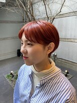 アナザーヘアサロン 大倉山(AnOther HAIRSALON)&nbsp;ショートカット　オレンジカラー