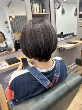 デザインカラー/フェイスフレーミング/暗めカラー［稲毛］