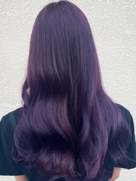 ルモア(RUMOR) プルエクステ/ダブルカラー/韓国風【ディープバイオレット】