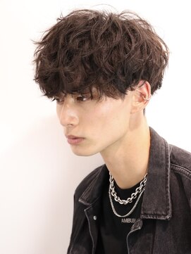 ルーシー 川越(LUCEY) ツイストスパイラルパーマ波巻きパーマシャドウパーマメンズ