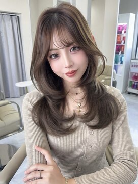 ノエラ(NOELA) 韓国ヘア/レイヤーカット/ハッシュカット/顔周り/ベージュカラー