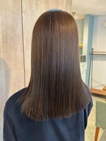テラスヘア 三条(TERRACEhair) 冬に映える柔らかオリーブカラー