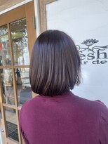 ケシキ 立川 立川南口(keshiki)&nbsp;コロンと丸みボブ×ラベンダーブラウン