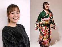 一瀬美咲＊ヘアセット一級資格のヘアアレンジニスト