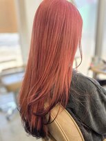 イリエヘア 川口(irier hair)&nbsp;エフェクトブリーチ2回サクラピンクエンドカラー【薬師神】