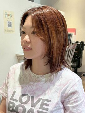 ナック ウメダ(knack UMEDA) 顔まわりレイヤーミディ【阪急梅田】