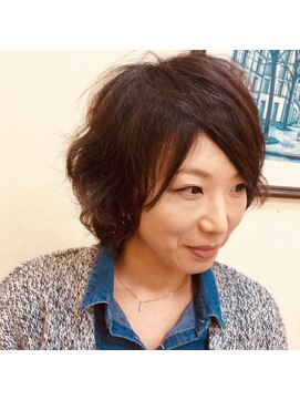 松本平太郎美容室 土浦パートワン(PART1) ナチュラルパーマ×40代