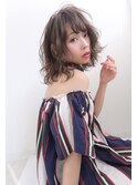 【Emuest心斎橋】くびれレイヤーミディ×くせ毛風無造作カール