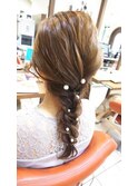 【neolive cino】編み込み編み下ろしヘアアレンジ☆