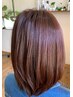 【ツヤ髪へ♪】カット+全体カラー＋リンゴ幹細胞トリートメント