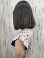 アンダーバーホワイト 南海難波店(_WHITE)&nbsp;透明感ボブ☆アッシュグレージュ☆