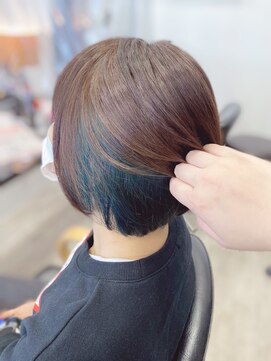 フレンズ 平岡店(friend's) 【札幌平岡　デザインカラー(インナーカラー)】　木村美菜子