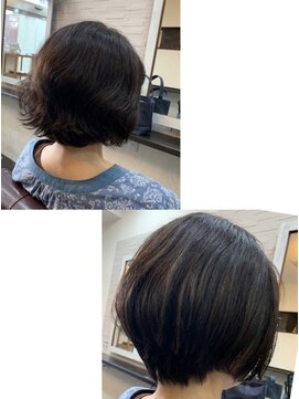 ミエンヌ(mienne) ショートでも♪酸性ストレートで髪質改善