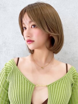 ブロウ ネックス ザ サロン 表参道(VLOW nex the salon) vlow表参道 タンバルモリ 上品ボブ 髪質改善 韓国 長屋