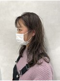 ロングレイヤー/グレージュ/無造作/20代/30代/40代/大阪梅田