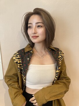 ゲーム 原宿店(GAME) ミルクティーベージュ/ダブルカラー/ケアブリーチ/髪質改善/原宿