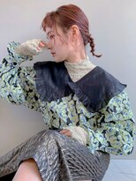 ジルスタジオ(JILL STUDIO)&nbsp;JILL STUDIO 暖色系カラー×オン眉×チェリーブラウン