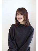 エクリ(equri×SHISEIDO)&nbsp;【目黒美容室】艶髪ミディアムヘア