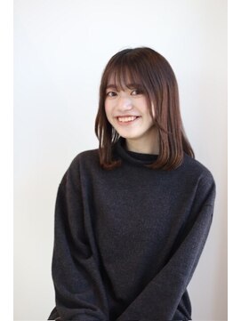 エクリ(equri×SHISEIDO) 【目黒美容室】艶髪ミディアムヘア